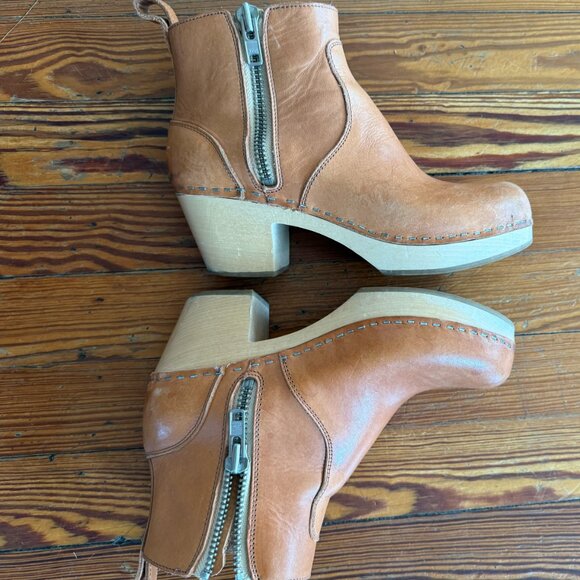 Swedish Hasbeens “Zip it Emy” leather boots. Size 39. - Picture 2 of 6